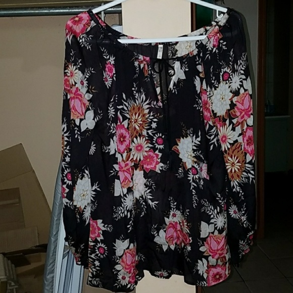 Spell designs Jagger blouse black top M collective - Picture 6 of 8